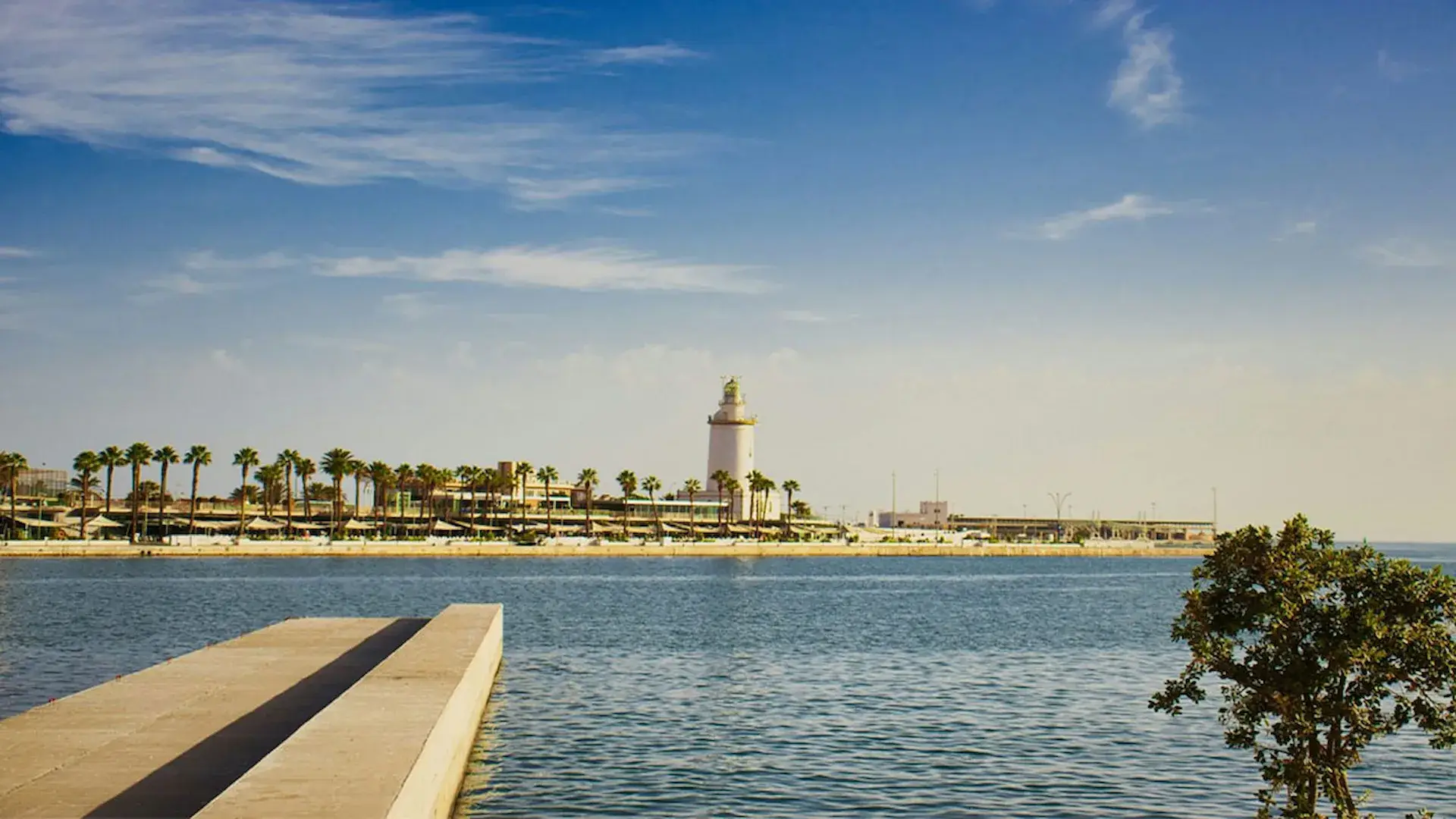 Casablanca seaside view on the Atlantic Ocean