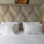Seaside apartment rental in Casablanca master suite bed